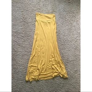 Long Yellow Maxi Skirt from Nordstrom